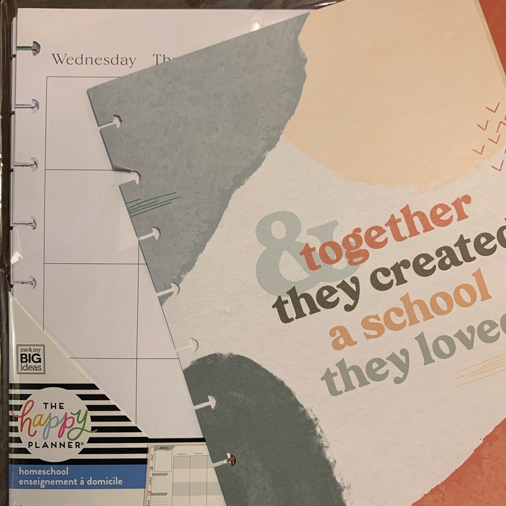 Happy Planner Homeschool Calendar Extension BRAND NEW 🍎